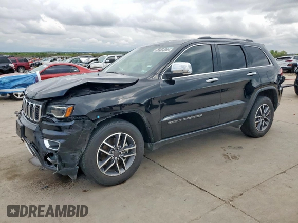 2020 Jeep Grand Cherokee Limited with VIN 1C4RJEBG9LC295453, listed as a Copart auction lot 50523005 with 36,891 mi miles and Salvage Title. Bid and sale history available at DreamBid. Image 1.