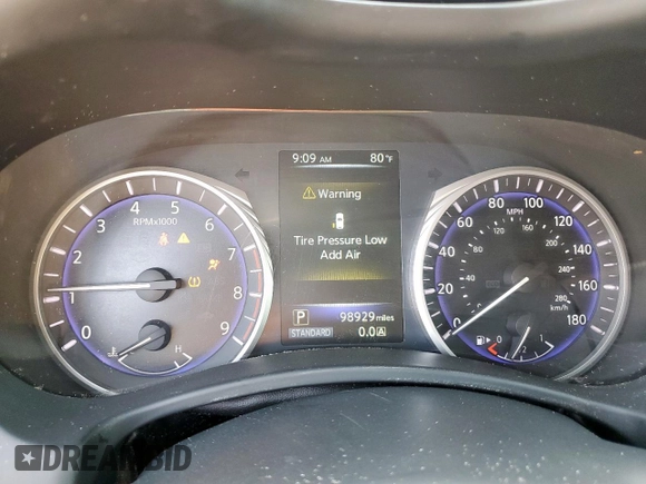 2017 Infiniti Q60 Premium с VIN JN1EV7EK1HM363005, выставлен на аукционе Copart как лот 58210515 с пробегом 98 929 миль миль и Списание • Salvage title. История ставок и продаж доступна на DreamBid. Изображение 9.
