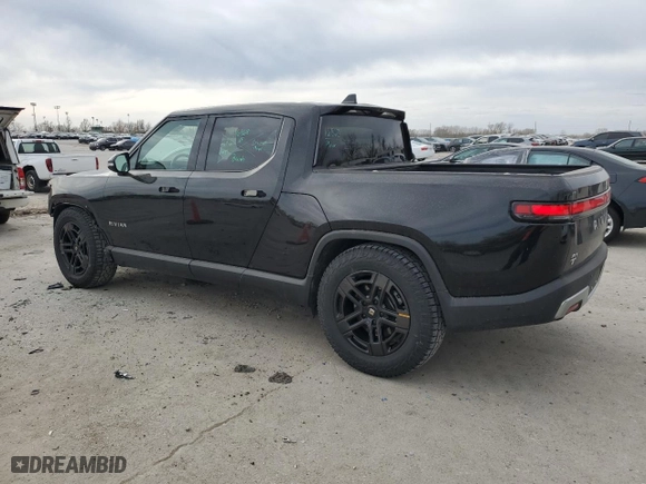 2023 Rivian R1T Adventure with VIN 7FCTGBAAXPN028326, listed as a Copart auction lot 50259015 with 27,908 mi miles and Salvage Title. Bid and sale history available at carsss.com. Image 2.