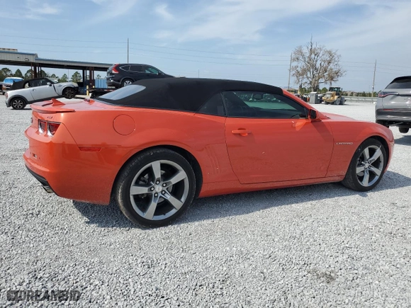 2012 Chevrolet Camaro 2LT with VIN 2G1FC3D31C9118374, listed as a Copart auction lot 43202745 with 101,461 mi miles and Salvage Title. Bid and sale history available at carsss.com. Image 3.