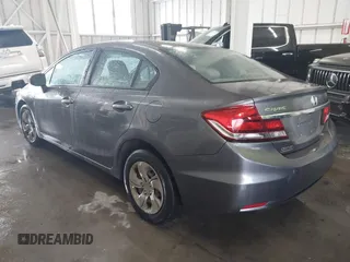 2014 Honda Civic Sedan LX with VIN 19XFB2F53EE044723, listed as a IAAI auction lot 41727499 with 233,635 mi miles. Bid and sale history available at carsss.com. Image 3.