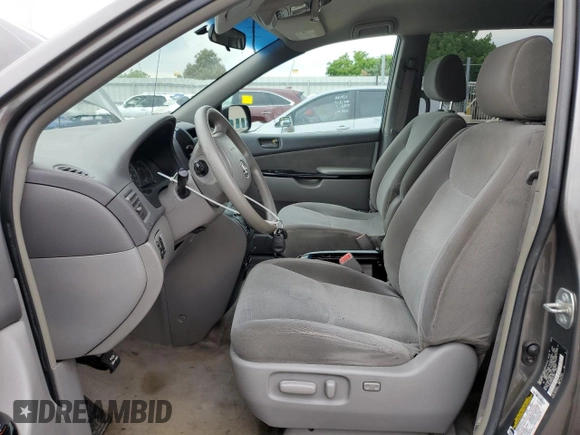 2005 Toyota Sienna CE with VIN 5TDZA23C05S241485, listed as a Copart auction lot 59056785 with 257,902 mi miles and Salvage title. Bid and sale history available at DreamBid. Image 7.