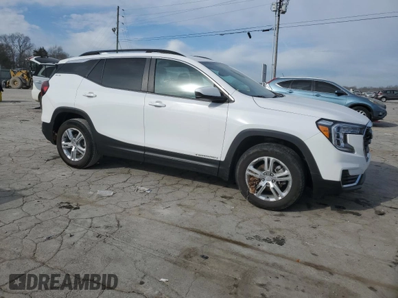 2022 GMC Terrain SLE with VIN 3GKALMEV9NL171089, listed as a Copart auction lot 47006345 with 38,926 mi miles and Salvage Title. Bid and sale history available at carsss.com. Image 4.
