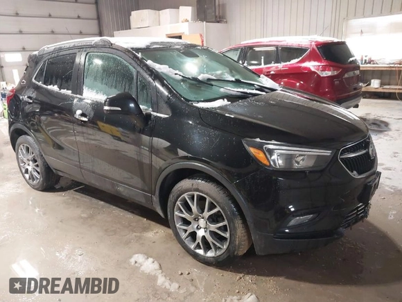 2018 Buick Encore Sport Touring with VIN KL4CJ1SB8JB610453, listed as a IAAI auction lot 41706318 with 127,960 mi miles. Bid and sale history available at carsss.com. Image 1.