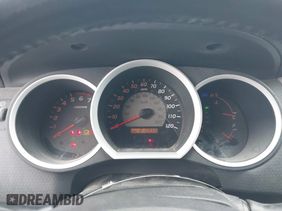 2009 Toyota Tacoma PreRunner with VIN 3TMJU62NX9M081748, listed as a IAAI auction lot 41608525 with 210,999 mi miles. Bid and sale history available at carsss.com. Image 7.