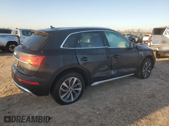 2024 Audi Q5 S line Premium with VIN WA1GAAFY2R2020857, listed as a Copart auction lot 47241635 with 8,005 mi miles and Salvage Title. Bid and sale history available at carsss.com. Image 3.