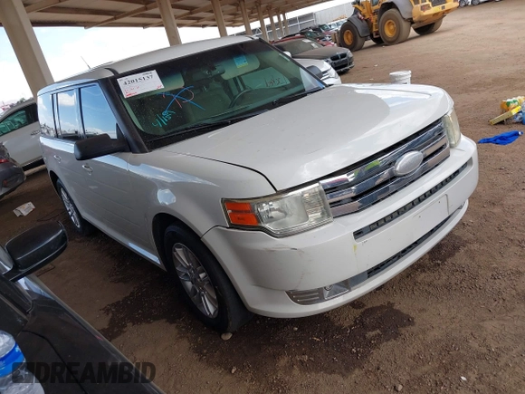 2012 Ford Flex SE with VIN 2FMGK5BC9CBD00535, listed as a IAAI auction lot 42015137 with 208,869 mi miles. Bid and sale history available at carsss.com. Image 1.