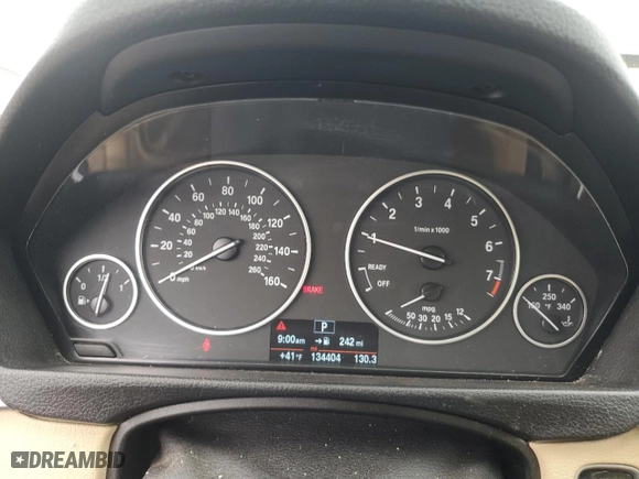 2014 BMW 3 Series Gran Turismo 328i xDrive with VIN WBA3X5C50ED557260, listed as a Copart auction lot 52500245 with 134,404 mi miles and Salvage Title. Bid and sale history available at carsss.com. Image 9.