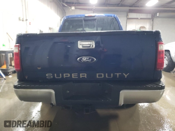 2008 Ford F-250 XL with VIN 1FTSW21R48EB32306, listed as a Copart auction lot 82715844 with 263,713 mi miles and Salvage title. Bid and sale history available at DreamBid. Image 6.