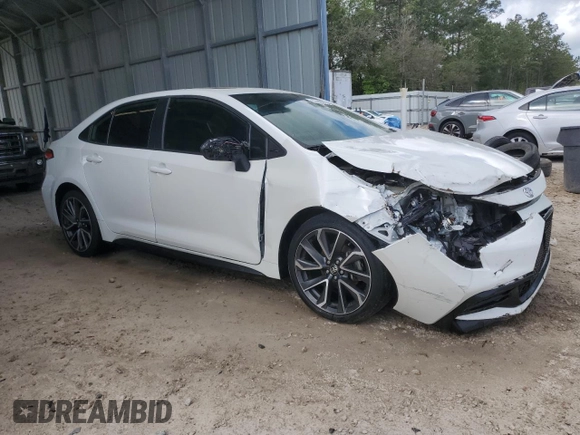 2020 Toyota Corolla SE with VIN 5YFP4RCE9LP044586, listed as a Copart auction lot 51448615 with 84,801 mi miles and Non Repairable. Bid and sale history available at carsss.com. Image 4.