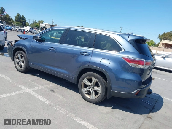 2016 Toyota Highlander Limited with VIN 5TDDCRFH8GS019736, listed as a IAAI auction lot 42532859 with 82,694 mi miles and . Bid and sale history available at DreamBid. Image 3.