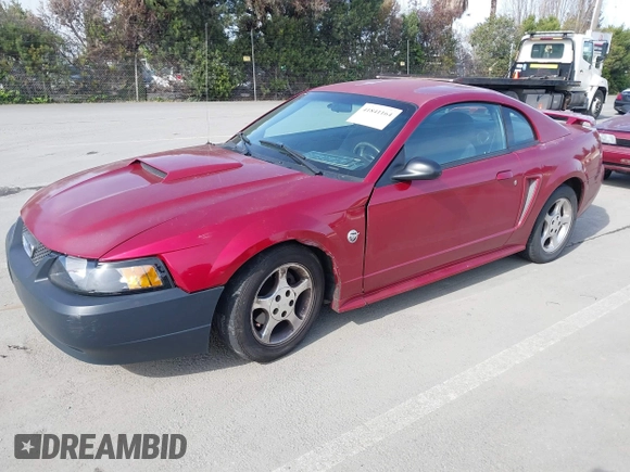 2004 Ford Mustang Standard with VIN 1FAFP40404F110071, listed as a IAAI auction lot 41841164 with 225,318 mi miles. Bid and sale history available at carsss.com. Image 2.