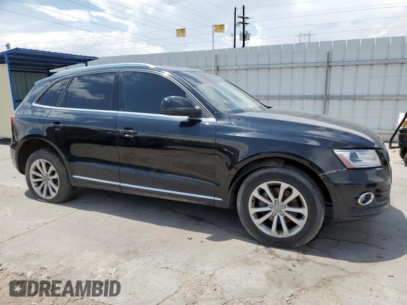 2013 Audi Q5 Premium Plus with VIN WA1LFAFP7DA091851, listed as a Copart auction lot 59974945 with 127,335 mi miles and Salvage title. Bid and sale history available at DreamBid. Image 4.