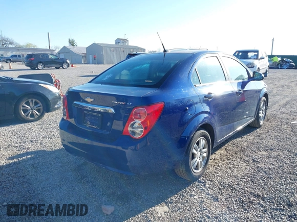 2014 Chevrolet Sonic LT with VIN 1G1JC5SH6E4164809, listed as a IAAI auction lot 42006407 with 105,710 mi miles and . Bid and sale history available at DreamBid. Image 4.
