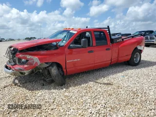 2005 Dodge 3500 SLT with VIN 3D7MR48C75G706713, listed as a Copart auction lot 59908104 with Not Provided miles and Salvage Title. Bid and sale history available at carsss.com. Image 1.