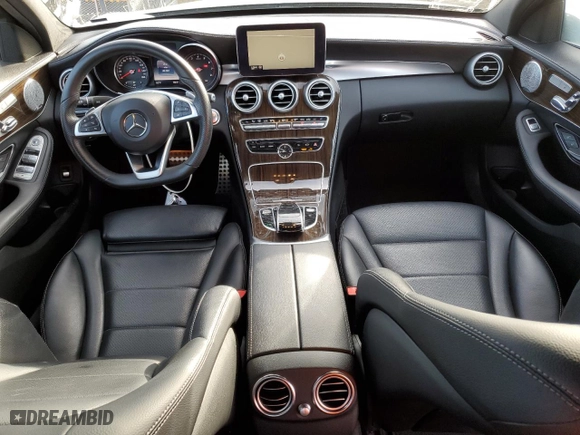 2015 Mercedes-Benz C-Class C 300 with VIN 55SWF4JB5FU092327, listed as a Copart auction lot 49731925 with 84,386 mi miles and Salvage Title. Bid and sale history available at carsss.com. Image 8.