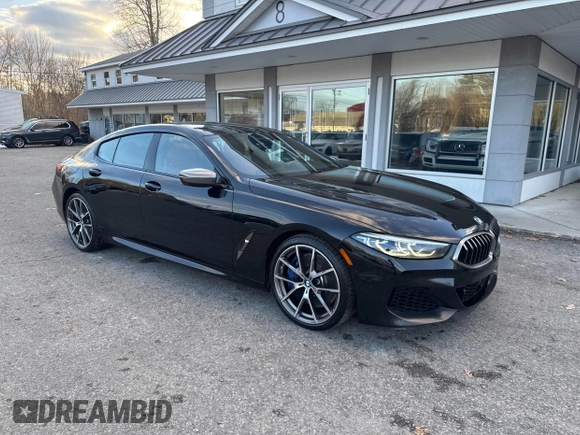 2020 BMW 8 Series M850i with VIN WBAGV8C08LBP48642, listed as a IAAI auction lot 41346377 with 141,651 mi miles. Bid and sale history available at carsss.com. Image 1.