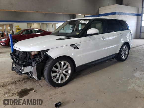 2017 Land Rover Range Rover Sport HSE with VIN SALWR2FV3HA680991, listed as a Copart auction lot 48377985 with 73,374 mi miles and Salvage Title. Bid and sale history available at carsss.com. Image 1.