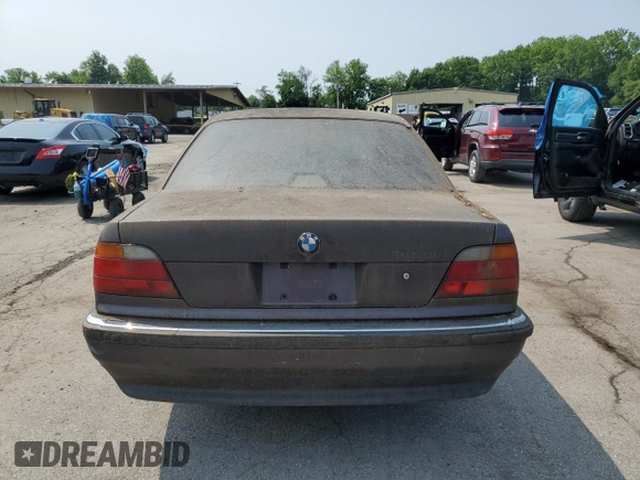 1995 BMW 7 Series 740i with VIN WBAGF6325SDH05563, listed as a Copart auction lot 60356245 with 153,155 mi miles and Clean title. Bid and sale history available at DreamBid. Image 6.