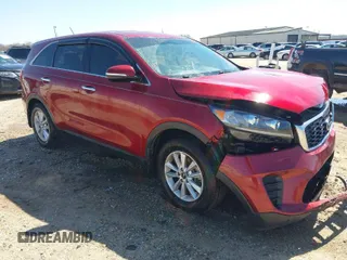 2020 Kia Sorento LX with VIN 5XYPG4A31LG684906, listed as a IAAI auction lot 41760413 with 100,486 mi miles. Bid and sale history available at carsss.com. Image 1.