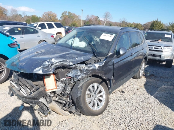 2020 Volkswagen Tiguan S with VIN 3VV1B7AX3LM182198, listed as a IAAI auction lot 41027182 with 44,884 mi miles and . Bid and sale history available at DreamBid. Image 18.