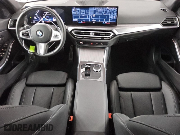 2024 BMW 3 Series 330i with VIN 3MW69FF0XR8E64715, listed as a Copart auction lot 49742715 with 17,634 mi miles and Clean Title. Bid and sale history available at carsss.com. Image 8.