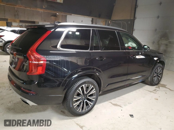 2021 Volvo XC90 Momentum with VIN YV4102PKXM1752387, listed as a Copart auction lot 89260015 with 0 mi miles and Salvage Title. Bid and sale history available at carsss.com. Image 3.