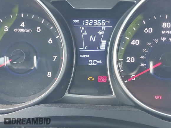 2013 Hyundai Veloster w/Black Int with VIN KMHTC6AD8DU174885, listed as a IAAI auction lot 42408175 with 132,366 mi miles and . Bid and sale history available at DreamBid. Image 7.