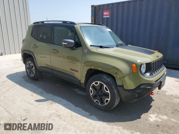 2015 Jeep Renegade Trailhawk with VIN ZACCJBCT7FPB90670, listed as a Copart auction lot 59345965 with 150,533 mi miles and Clean title. Bid and sale history available at DreamBid. Image 4.