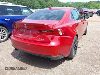 2015 Lexus IS 250 with VIN JTHBF1D23F5082146, listed as a IAAI auction lot 42550539 with 125,288 mi miles and . Bid and sale history available at DreamBid. Image 4.