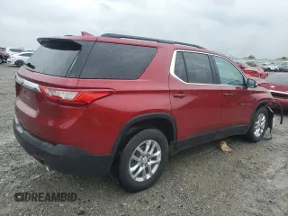 2021 Chevrolet Traverse LT Cloth z VIN 1GNERGKW9MJ239883, wystawiony jako Copart lot #54434135 z przebiegiem 51 357 mil mil oraz Szkoda całkowita • Salvage title. Historia ofert i sprzedaży dostępna na DreamBid. Obrazek 3.