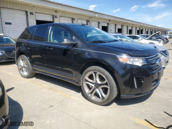 2014 Ford Edge Sport with VIN 2FMDK3AK2EBB28030, listed as a Copart auction lot 50151015 with 92,341 mi miles and Salvage Title. Bid and sale history available at carsss.com. Image 4.