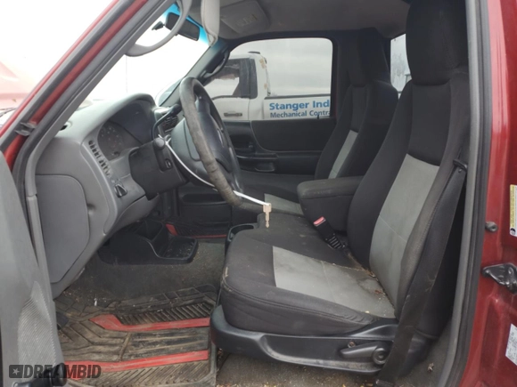 2005 Ford Ranger XL with VIN 1FTYR10D95PA59290, listed as a Copart auction lot 87305944 with 288,446 mi miles and Salvage Title. Bid and sale history available at carsss.com. Image 7.