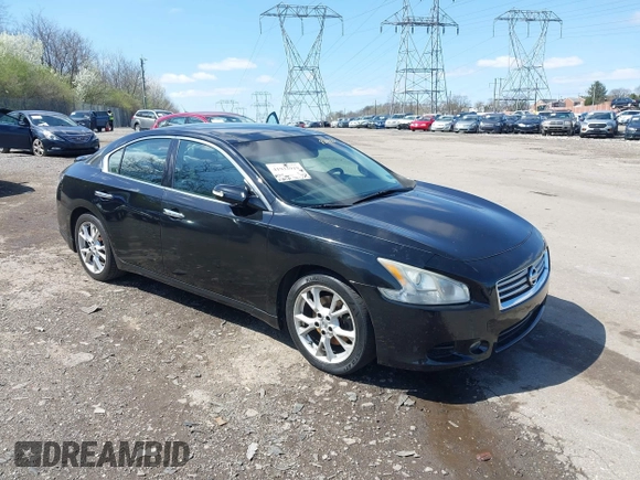 2012 Nissan Maxima SV with VIN 1N4AA5AP1CC834930, listed as a IAAI auction lot 41932919 with Not provided miles and . Bid and sale history available at DreamBid. Image 1.
