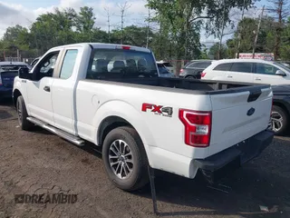 2018 Ford F-150 XL with VIN 1FTEX1EB0JFB32577, listed as a IAAI auction lot 42704857 with 147,359 mi miles and . Bid and sale history available at DreamBid. Image 3.