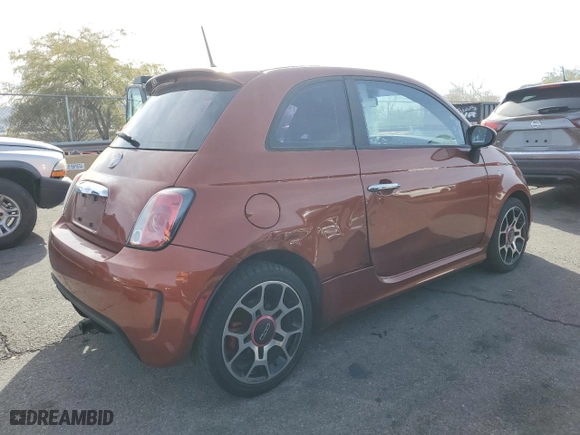 2013 FIAT 500 Turbo with VIN 3C3CFFHH1DT618739, listed as a Copart auction lot 85331074 with 78,177 mi miles and Salvage Title. Bid and sale history available at carsss.com. Image 3.