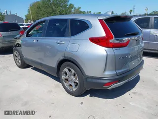 2018 Honda CR-V EX-L with VIN 7FARW1H83JE009739, listed as a IAAI auction lot 42002523 with 28,624 mi miles. Bid and sale history available at carsss.com. Image 3.