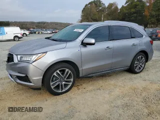 2017 Acura MDX Sport Hybrid w/Advance Pkg with VIN 5FRYD7H71HB000473, listed as a Copart auction lot 78446814 with 37,284 mi miles and Salvage Title. Bid and sale history available at carsss.com. Image 1.