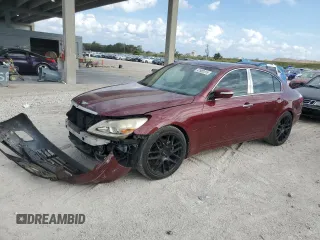 2010 Hyundai Genesis with VIN KMHGC4DE9AU076860, listed as a Copart auction lot 47982415 with 277,505 mi miles and Salvage Title. Bid and sale history available at carsss.com. Image 1.