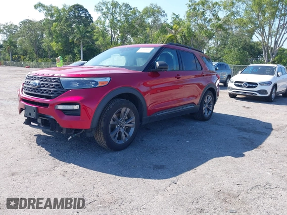 2021 Ford Explorer XLT z VIN 1FMSK7DH3MGB50785, wystawiony jako IAAI lot #42018105 z przebiegiem 119 781 mil mil oraz . Historia ofert i sprzedaży dostępna na DreamBid. Obrazek 2.