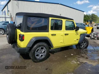 2023 Jeep Wrangler Sport S z VIN 1C4HJXDN5PW674652, wystawiony jako Copart lot #52651465 z przebiegiem 29 984 mil mil oraz Szkoda całkowita • Salvage title. Historia ofert i sprzedaży dostępna na DreamBid. Obrazek 3.