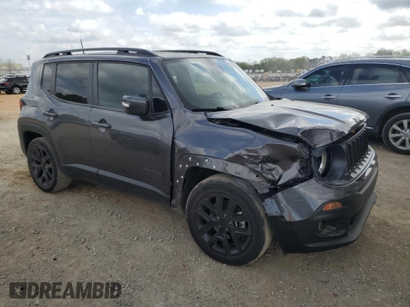 2018 Jeep Renegade Altitude z VIN ZACCJABB6JPJ71388, wystawiony jako Copart lot #51994505 z przebiegiem 80 894 mil mil oraz Szkoda całkowita • Salvage title. Historia ofert i sprzedaży dostępna na DreamBid. Obrazek 4.