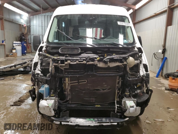 2019 Ford Transit with VIN 1FTYR2CM9KKA74334, listed as a Copart auction lot 45215585 with 80,188 mi miles and Salvage Title. Bid and sale history available at carsss.com. Image 5.