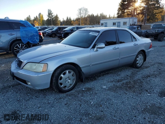 2001 Acura RL with VIN JH4KA96511C002982, listed as a Copart auction lot 79446304 with 0 mi miles and Salvage Title. Bid and sale history available at carsss.com. Image 1.