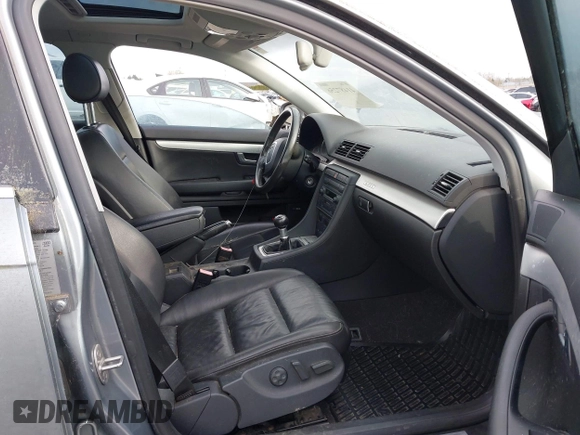 2005 Audi A4 2.0T with VIN WAUDF68E25A452212, listed as a IAAI auction lot 41487256 with 173,923 mi miles. Bid and sale history available at carsss.com. Image 5.