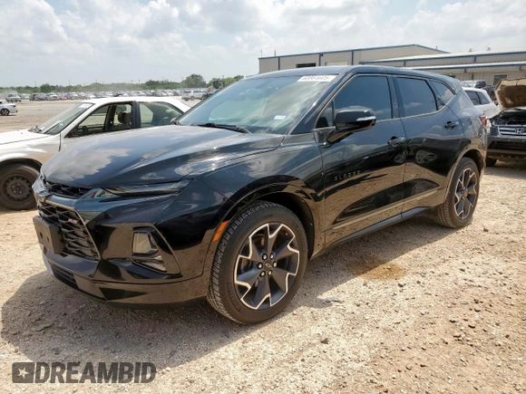 2020 Chevrolet Blazer RS z VIN 3GNKBERS5LS531235, wystawiony jako Copart lot #60864605 z przebiegiem 86 112 mil mil oraz Szkoda całkowita • Salvage title. Historia ofert i sprzedaży dostępna na DreamBid. Obrazek 1.