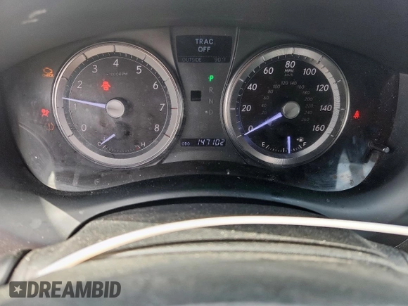 2012 Lexus ES 330 with VIN JTHBK1EG3C2488771, listed as a Copart auction lot 61557625 with 147,102 mi miles and Salvage title. Bid and sale history available at DreamBid. Image 9.