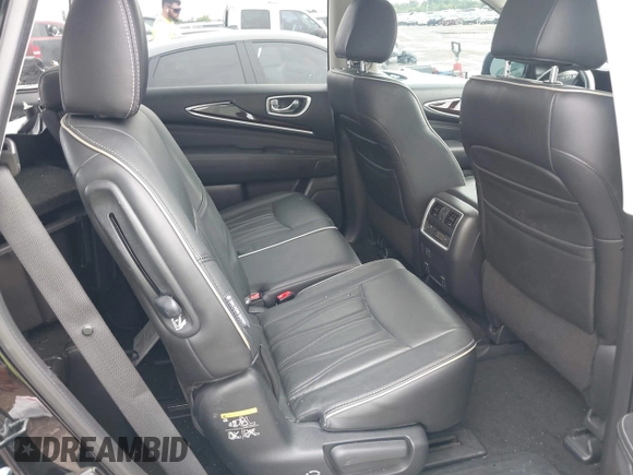 2019 Infiniti QX60 Luxe with VIN 5N1DL0MN8KC507367, listed as a IAAI auction lot 42476877 with 69,810 mi miles and . Bid and sale history available at DreamBid. Image 8.