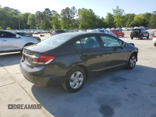 2014 Honda Civic LX z VIN 2HGFB2F54EH533010, wystawiony jako Copart lot #52859605 z przebiegiem 81 051 mil mil oraz Szkoda całkowita • Salvage title. Historia ofert i sprzedaży dostępna na DreamBid. Obrazek 3.