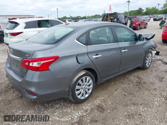 2017 Nissan Sentra SV with VIN 3N1AB7AP7HY286999, listed as a IAAI auction lot 42365694 with 58,683 mi miles and . Bid and sale history available at DreamBid. Image 4.